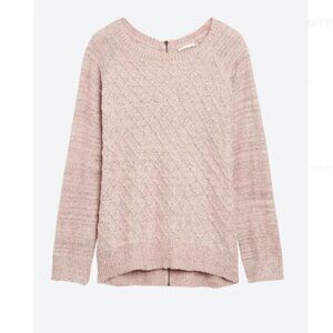 Mystree Imeldi Zipper Detail Pullover Stitch Fix Sweater Blush Medium